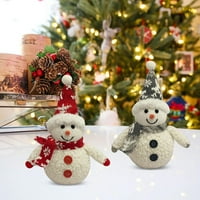 Veki vrtić ukras božićni užareni snjegovići lutka ukrasi snjegović užaren LED praznika svjetlo zimske