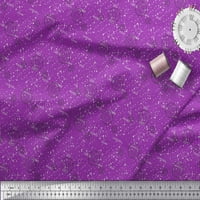 Soimoi Purple Heavy Canvas Tkanina zvijezda Tetraedrorona geometrijska tkanina za ispis sa širokim dvorištem