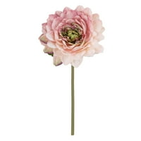 NJSPDJH Umjetno cvijeće za vanjsku ružičastu jednoglasnu glavu Dahlias Cvjetni kućni ukras
