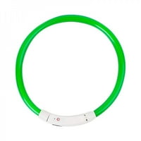 PRAETER COLLARS PET PVC Tube USB punjenje svjetla Emitting za kućne ljubimce hodanje noću zeleno m