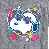 Kikiriki - Snoopy Groovy Heart - Muška grafička majica kratkih rukava