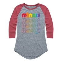 Disney Pride - Rokovina Rainbow - Ženska grafička majica Raglan