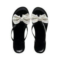 Ichuanyi Ženska obuća Ženska ljetna casual Flip-Flops Bowknot Flip Flops Flash Diamond Cipele