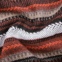 Dukseri za žene dugih rukava plus džepni blok u boji casual crewneck plus veličina pulover pletene džemper