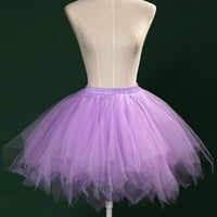 Ženska tutu suknja 1950-ih Vintage Tutu suknje baleta Tudu Tutus Purple XXL