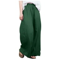Hlače za žene sportske pantalone casual labavi novi modni dugi dulci odijelo zeleni s-6xl
