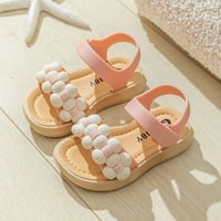 Odeerbi djevojke Sandale Toddler cipele za bebe djevojke slatka modna čvrsto boja cvijeće Neklizajuce