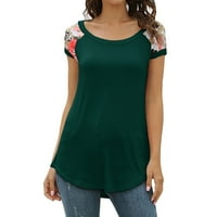 Ženska odjeća Summer Casual majica Okrugli vrat Modni kratki rukovi Bluza Ljetni vrhovi Plus Veličina