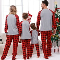Verugu božićne pidžame za porodicu, podudaranje božićnih pidžama set, klasični Xmas Print PJS setovi
