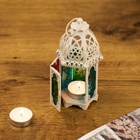 Limei metalni držač svijeća Mala sijena prozirna stakla marokanski stil viseći lampioni kreativni vjenčani