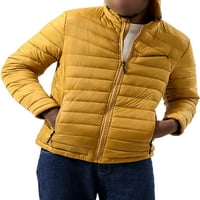 Grijanokoške muške jakne od pune boje pakiranje prednji zip kaput na otvorenom sa džepovima s kapuljačnim