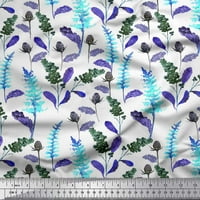 Soimoi Japan Crepe Satin tkanina odlazi i bobice akvarel tiskane zanatske tkanine sa širokim dvorištem