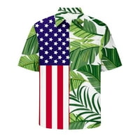 Thirts majice za muškarce Ležerne prilike Havajska košulja Havajska košulja ima džepove Kardigan majica gumba za bluze Julijske majice za muškarce na klirensu