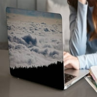 Kaishek Hard Case Cover samo kompatibilan MacBook Air 13 sa ID-om osjet na dodir USB tip-c + crni poklopac
