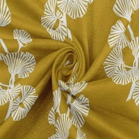 Onuone Rayon senf žuti tkaninski umjetnički opskrbljivanje otkucaja ispisa šivaće tkanine od dvorišta