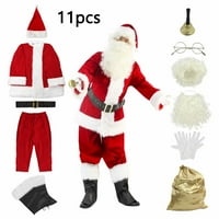 Deluxe Santa Claus kostim, Božićna santa odijelo za muškarce