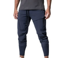 Duge pantalone za muškarce muške čvrste vuče za prste za brzo sušenje Hlače za trening Brze sušenje