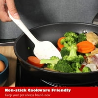 Silikonski set otpornog na toplinu, bešavni dizajn ne-štapske miješalice sa jezgrom od nehrđajućeg čelika, premium BPA-besplatna guma za pečenje kuhanje za kuhanje za kuhanje za kuhanje bbq