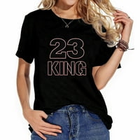 Ženska majica dres uniforme BROJ King Baseketball Lover Cool Women's Vintage Tee sa kratkim rukavima