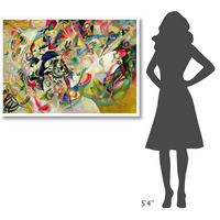 Sastav globalne galerije br. 7 Wassily Kandinsky NefFed Giclee na papirnom tisku