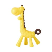 Silikonska žirafa za bebe zubi igračke, olakšanje boli za bebe i tuš za bebe, proizvodi za njegu lica,