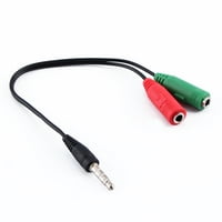 Slušalice MIC razdjelni kabel mužjak do dvostruke ženske utikače Audio razdjelnik kabel za kabl Audio Conversor Adaptador Jack Estéreo 3, divizor de aurikulara