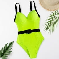 Ženske odjeće za plažu za push up bodysuit kupaći kupaći kupaći kostimi High struk monokini