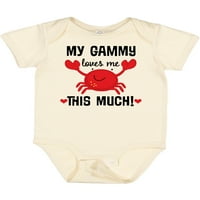 Inktastična Gammy voli me unuke poklon baby boy ili baby girl bodysuit