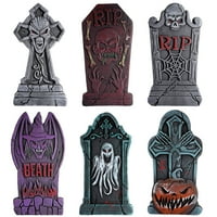 Healloween Headstones Stobok Halloween groblje nadgrobni spomenici sa različitim stilovima metalnih