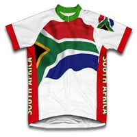 Južna Afrika zastava kratki rukav biciklistički dres za žene - veličina XS