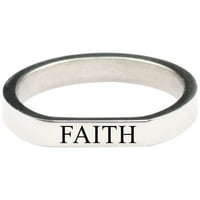 Faith Comfort fit ravni prsten