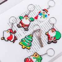 Sanwood Keychain Santa Claus Viseći Silikonski božićni ključ lanac za ključ za ključ