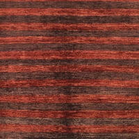 Ahgly Company Indoreni pravokutnik Sažetak vatrogasne cigle Crvene orijentalne prostirke, 2 '5'