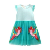 Ljetna nova dječja haljina slatka mreža za životinje djevojke ljetna haljina dječja odjeća