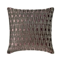 Dekorativni jastuci, ljubičasti 18 X18 navlake za jastuče, baršunaste geometrijske jastuke za bacanje