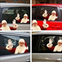 Božićne naljepnice za automobile Santa naljepnice za automobile Automobile Naljepnice za uklanjanje