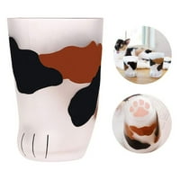 CAT kandža Cup, Kreativna doručka mlečna čaša Osoblje zamrznuti stakleni čaša Slatka mačka kandža Kandža