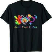 Mir Love Pride Rainbow Tie Dye Gay LGBT Pride majica
