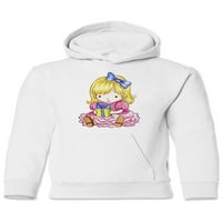 Djevojka sa poklon hoodie Juniors -image by shutterstock, male