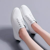 Youmylove ženske ravne cipele meke potplat pojedinačne cipele modne studente bijele cipele casual okruglog