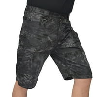 CLLIOS CARGO Camo kratke hlače za muškarce Radno nošenje borbenih sigurnosnih teretnih hlača Klasične Twill opuštene fit camo kratke hlače