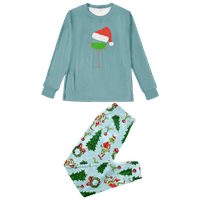 Porodica podudaranje božićne pidžame Postavite crtani monstrumske veličine za odrasle-djecu-baby-kućni