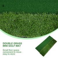 Golf Hitting Mat, travna trava 2-in- uvlaina prostirka s neklizanim dnom za čipnjenje, vožnju i trening pomagala za golf praksa