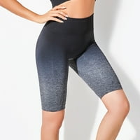 Modna tie-boja Ženska habanje Casual Yoga Joga Bešavne hlače Shorts Joga Sportske joge hlače