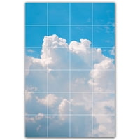 Picture-Tiles.com: Clouds Ceramički zidni zidni muralni wal500378-45l. 32 W 40 H Korištenje 8 8 keramičke