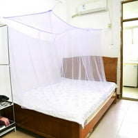 Corners Mosquito Net Princess Čipka za posteljinu posteljina Nadstrešnica Netting Potpune veličine Mreža Crna posteljina Domaći dekor