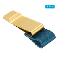 Uxcell Metal Pen Loop Notebook Clip isklesana kožna držač rukava, plava