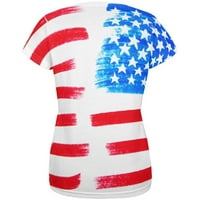 4. jula u boji me američki po cijeloj ženskoj majici Multi LG