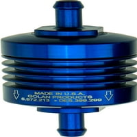 Golan - 60-312c-plava - mini filter za gorivo plava 5 16 učvršćivanje