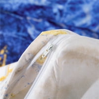 Prekrivač pokriva tri mikrofibra, hladni i prozračni set jastučnice Brown